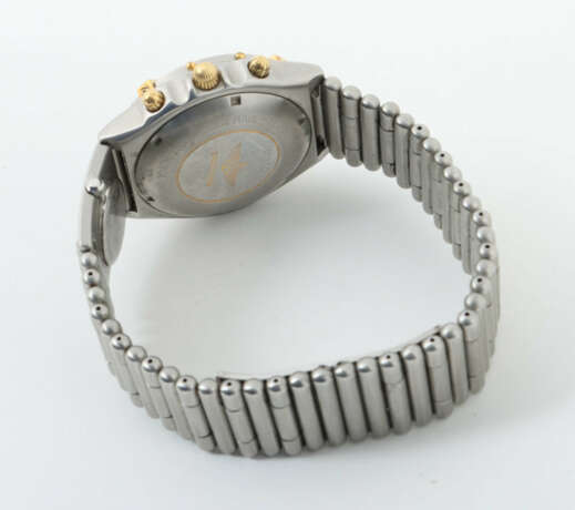 Herrenarmbanduhr 20. Jhr., Breitling, Stahl und Ge… - photo 3