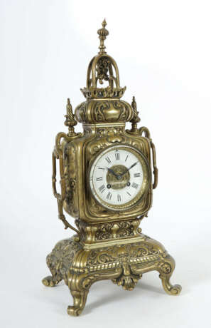 Historismus-Kaminuhr mit Lemaire-Bronzegussgehäuse… - photo 2