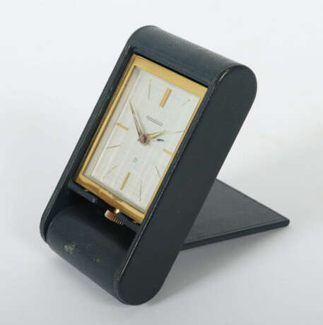 Jaeger LeCoultre Reisewecker mit Ledercase Schweiz… - фото 2