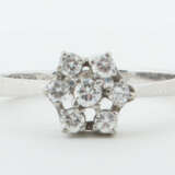 Brillantring modern, Weißgold 750, Herstellerpunze… - photo 1