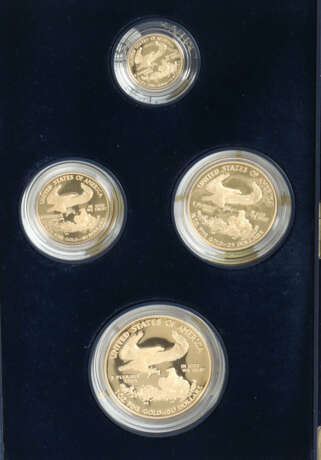 Sammlung Liberty-Münzen USA, 2008, Gold 916, ca. 5… - Foto 2