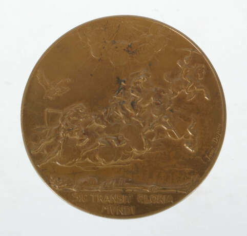 Medaille Belgien, 1932, Bronze, averse 2 Putten ei… - photo 2