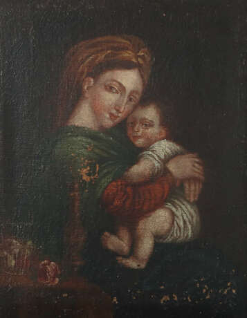 Kirchenmaler des 18. Jh. ''Madonna della seggiola'… - фото 1