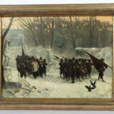 Maler des 19. Jh. ''Landwehr'', sich in winterlich… - photo 2