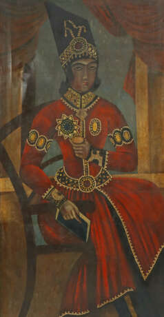 Qajar-Maler des 19. Jh. ''Porträt Nasir Al-Din'', … - Foto 1