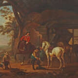 Maler/Kopist des 19. Jh. ''Der Aufbruch'', mehrfig… - photo 1
