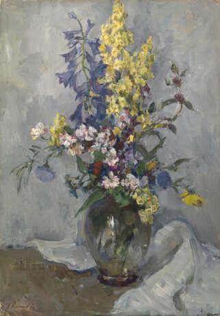 KRYLOV, PORFIRY (1902-1990) Wildflowers , signed and dated 1962, also further signed, titled in Cyrillic and dated on the reverse. - photo 1