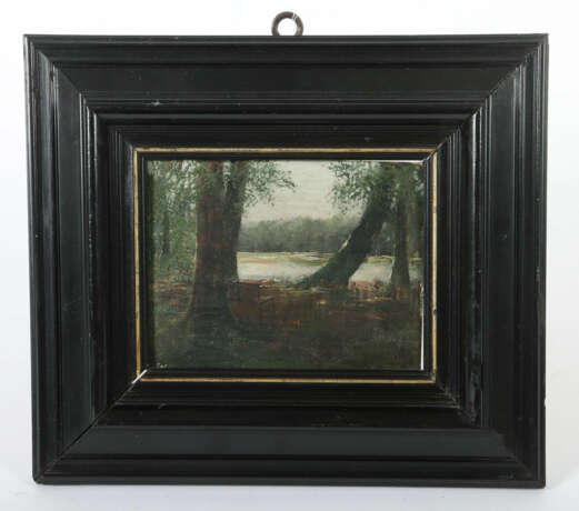 Maler des 20. Jh. ''Waldsee'', Blick auf das von B… - photo 2