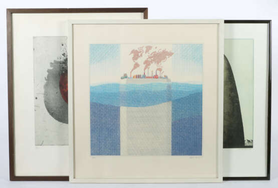 Konvolut 5 Grafiken Gertrude Degenhardt (1940), ''… - photo 2
