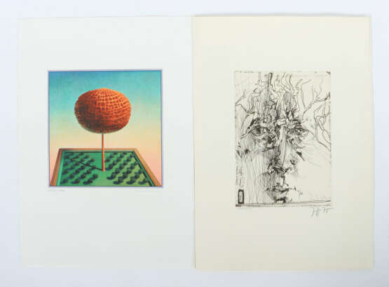 Konvolut 6 Grafiken aus der Mappe ''Die Kunst der … - photo 3