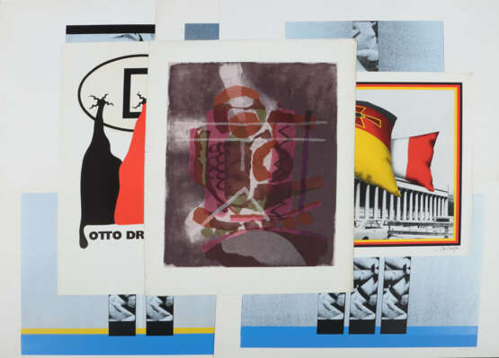 Konvolut 8 Grafiken 2x Otto Dressler (1930-2006), … - Foto 1