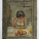 Maler des 20. Jh. ''Dame am Tisch'', junge Frau in… - фото 2