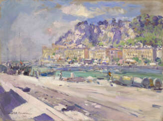 KOROVIN, KONSTANTIN (1861-1939) Le Port de Nice , signed and dated 1922.