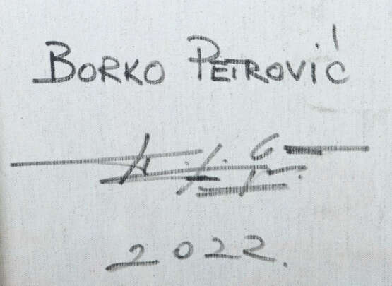 Petrovic, Borko geb. 1971, serbischer Maler. ''Bli… - photo 4