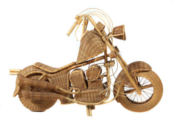 Rattan-Chopper 21. Jh., detailreiche Nachbildung e… - photo 1