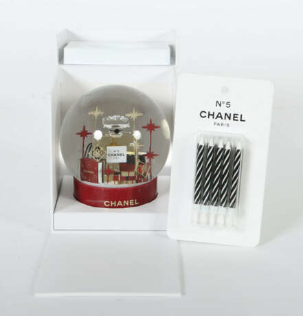 Seltene CHANEL-Schneekugel & -Kerzen Paris, Frankr… - photo 1