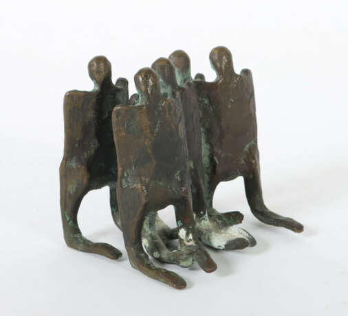 Bildhauer des 20. Jh. ''Kniende Personen'', Bronze… - photo 2