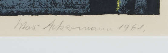 Ackermann, Max Berlin 1887 - 1975 Unterlengenhardt… - photo 3
