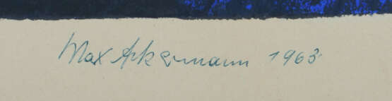 Ackermann, Max Berlin 1887 - 1975 Unterlengenhardt… - photo 3