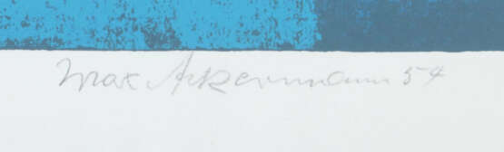 Ackermann, Max Berlin 1887 - 1975 Bad Liebenzell-U… - photo 3