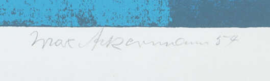 Ackermann, Max Berlin 1887 - 1975 Bad Liebenzell-U… - photo 3