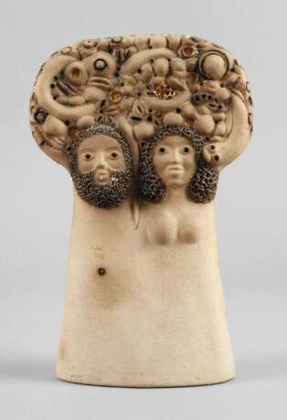 Moderne Keramik Adam und Eva - photo 1