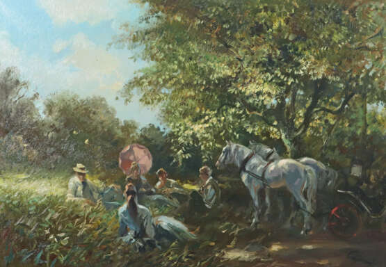 Graf 20. Jh., "Picknick" … - фото 1
