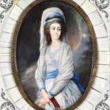 Portrait d`une jeune fille. Bronce Mid-19th century - photo 3