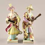 Porcelain pair Chinese Musicians. KPM. Hand Painted 19th century - photo 3