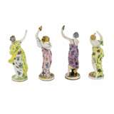 Groupe en porcelaine Allegorie de l Art Hand Painted 20th century - Foto 5
