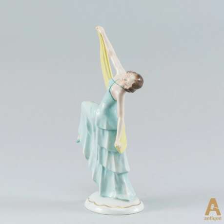 Figurine en porcelaine Danseuse SITZENDORF Porzellan Early 20th century - Foto 2