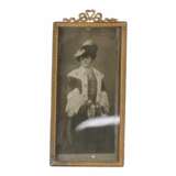 Cadre photo de bureau. Dorure At the turn of 19th -20th century - photo 1