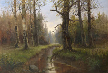 ROSEN, KARL (1864-1934) Autumn Landscape , signed.