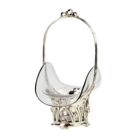 Candy basket. Glass Neorococo 20th century - photo 2