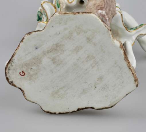 Figurine en porcelaine La Dame en Vert. La France. 19&egrave;me si&egrave;cle. Porzellan 19th century - Foto 6