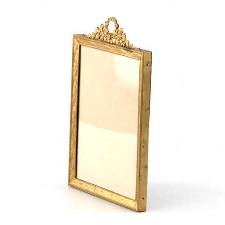 Brass gold-plated photo frame. Gold plated brass Eclecticism At the turn of 19th -20th century - photo 2