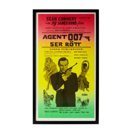 Collection of posters for James Bond films. 1970s Paper 20th century - photo 1