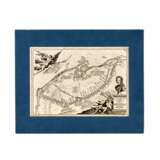 Plan of Narva and Ivangorod during the Northern War. Charles XII. Paper Baroque At the turn of 17th-18th century - photo 1