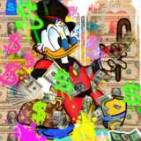 Felix von Altersheim. Scrooge McDuck. Favorite banknote. Neo-Popart. Printing on Plexiglas. Plastic 20th century - photo 1