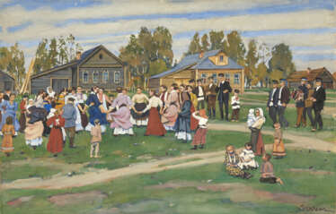 YUON, KONSTANTIN (1875-1958) Circle Dance , signed.