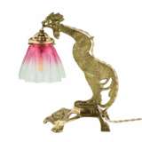 Lampe de table Art Nouveau ca. 1900 Bronze glass Early 20th century - Foto 1