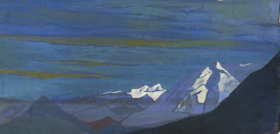 ROERICH, NICHOLAS (1874-1947) Himalayan Snows , signed with a monogram. - Foto 1