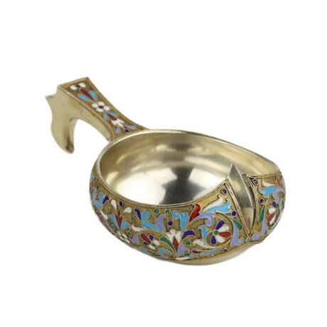 Louche russe en argent. Strulev N.F. 1896 Silver 84 Cloisonné enamel Gilding Neo-Russian Late 19th century - photo 2