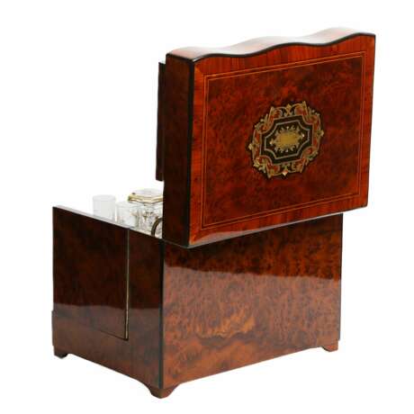 Barre de chariot en technique de marqueterie de style Napol&eacute;on III. 19&egrave;me si&egrave;cle Marquetry Napoleon III 19th century - photo 4