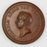 Württemberg: Fortschrittsmedaille, Wilhelm, in Bronze - Straub & Schweizer 1858. - Foto 1
