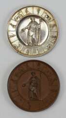 Medaille für Landwirtschaftliche Leistungen - Silber und Bronze.