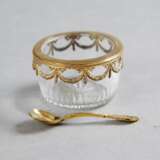 Salt cellars with spoons. Silver Empire Early 20th century - photo 2