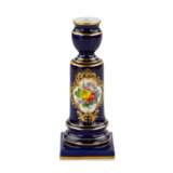 Petit bougeoir de la manufacture de porcelaine de Meissen. Porcelain Hand Painted Gilding Rococo 20th century - Foto 1