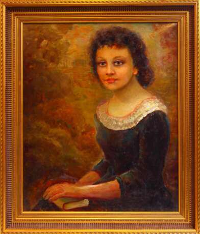 Portrait d&amp;39;une jeune fille Early 20th century - Foto 1