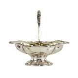 Russian silver rusk bowl vase for sweets. Grigory Ivanov. Moscow 1840. Silver 84 Gilding Neo-baroque 19th century - photo 2